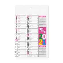 Calendario Olandese Fluo 