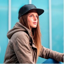 Cappellino Adulto Snap Eco Leather - Atlantis 