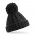 Cappellino bambino con risvolto e pompon - Beechfield