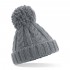 Cappellino bambino con risvolto e pompon - Beechfield