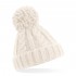 Cappellino bambino con risvolto e pompon - Beechfield