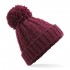 Cappellino Adulto con Risvolto e Pompon - Beechfield