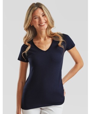 LADIES VALUEWEIGHT V-NECK T FR613980