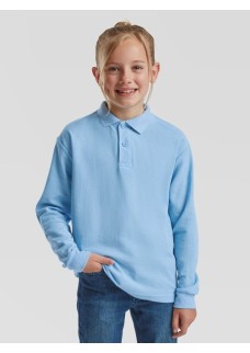 KIDS 65/35 LONG SLEEVE POLO FR632010