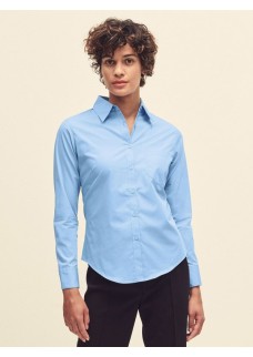 LADIES POPLIN SHIRT LONG SLEEVE FR650120