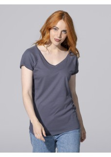 T-SHIRT DONNA MANICA CORTA COLLO A V URBAN SEA TSLSEA