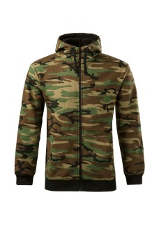 FELPA DA UOMO CAMO ZIPPER C19