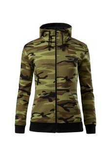 FELPA DA DONNA CAMO ZIPPER C20