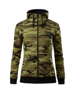 FELPA DA DONNA CAMO ZIPPER C20