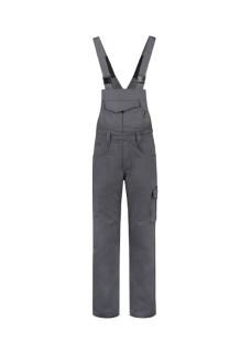 PANTALONI DA LAVORO CON BRETELLE UNISEX DUNGAREE OVERALL INDUSTRIAL T66