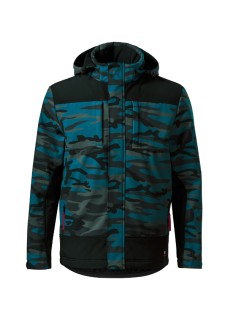 GIACCA SOFTSHELL INVERNALE DA UOMO VERTEX CAMO W56