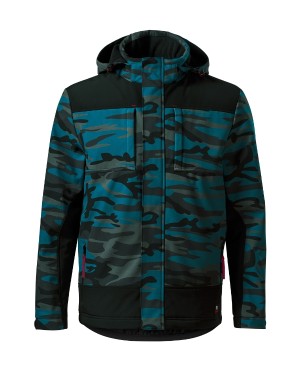 GIACCA SOFTSHELL INVERNALE DA UOMO VERTEX CAMO W56