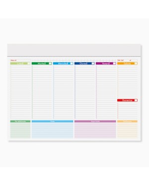 PLANNING E RUBRICHE - PLANNING MULTICOLOR PA802