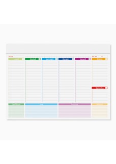 PLANNING E RUBRICHE - MINI PLANNING MULTICOLOR PA806