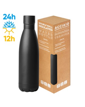 BORRACCE E THERMOS - STEEL MAT BOTTLE 500 FLAT PC416