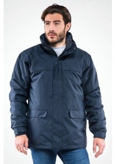 PARKA UNIFORM,TRIPLO USO BLU NAVY 1069B