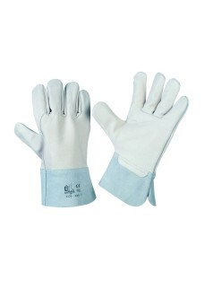 GUANTO FIORE BOV.BIANCO MAN/CROSTA 3035G