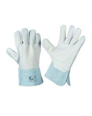 GUANTO FIORE BOV.BIANCO MAN/CROSTA 3035G