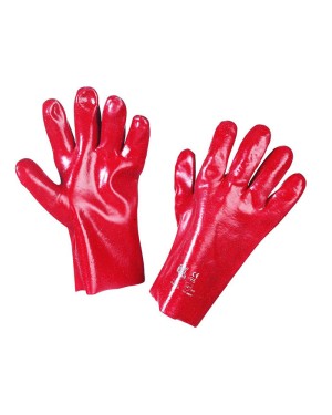 GUANTO PVC ROSSO CM.27 3066