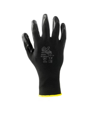 GUANTO POLIESTERE NITRILE NERO 3094NTE