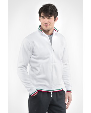 FELPA JAGGY SPORT FULL ZIP TRICOLOR E0907