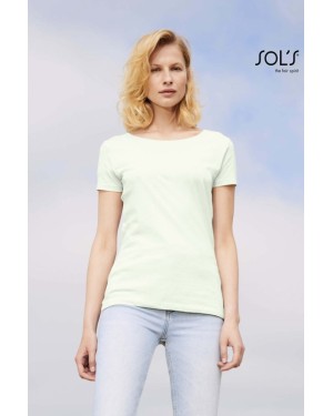 T-SHIRT DONNA SLIM GIROCOLLO MARTIN WOMEN 02856