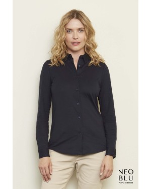 CAMICIA DONNA JERSEY MERCERIZZATO BALTHAZAR WOMEN 03199