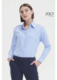 CAMICIA DONNA OXFORD MANICA LUNGA EMBASSY 16020