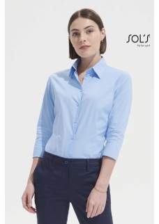 CAMICIA DONNA STRETCH MANICA 3/4 EFFECT 17010