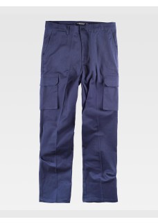 PANTALONE DA LAVORO MULTITASCHE ELASTICIZZATO B1421