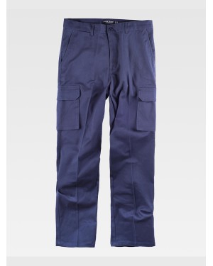 PANTALONE DA LAVORO MULTITASCHE ELASTICIZZATO B1421