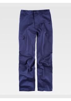 PANTALONE DA LAVORO MULTITASCHE IN COTONE B1457