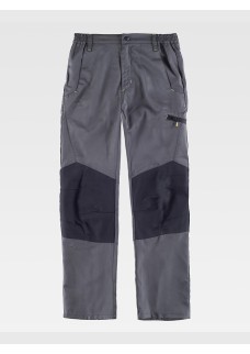 PANTALONE DA LAVORO MULTITASCHE CON RINFORZI ALLE GINOCCHIA IN VISCOSA B1460