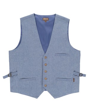 GILET TESSUTO DENIM B9034