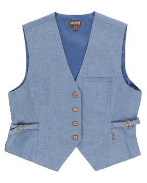 GILET DONNA TESSUTO DENIM B9036