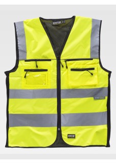 GILET TESSUTO RIPSTOP ALTA VISIBILITA CLASSE 2 C2901