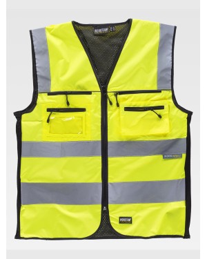 GILET TESSUTO RIPSTOP ALTA VISIBILITA CLASSE 2 C2901