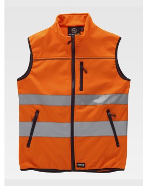 GILET SOFTSHELL TESSUTO RIPSTOP ALTA VISIBILITA CLASSE 1 C2920