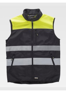 GILET BANDE RIFRANGENTI TESSUTO RIPSTOP C2921