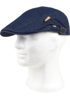 CAPPELLO STILE INGLESE TESSUTO DENIM M670