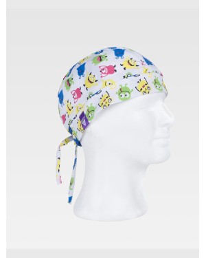 BANDANA TESSUTO ELASTICIZZATO STAMPATO M855