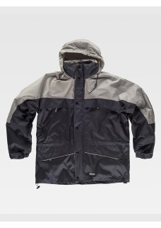 PARKA CON CAPPUCCIO IMBOTTITURA IN PILE STACCABILE S1100