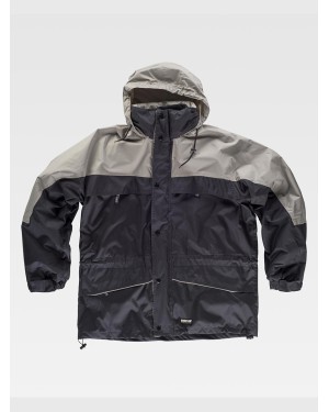 PARKA CON CAPPUCCIO IMBOTTITURA IN PILE STACCABILE S1100