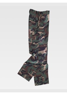 PANTALONE MULTITASCHE CAMOUFLAGE S3350