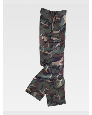 PANTALONE MULTITASCHE CAMOUFLAGE S3350