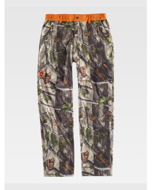 PANTALONE SOFTSHELL CAMOUFLAGE - CACCIA S8360