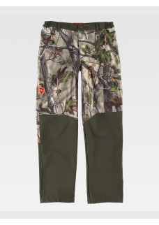 PANTALONE SOFTSHELL CAMOUFLAGE - CACCIA S8365