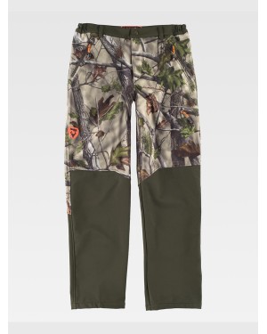 PANTALONE SOFTSHELL CAMOUFLAGE - CACCIA S8365