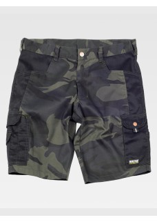 BERMUDA MULTITASCHE CAMOUFLAGE S8516