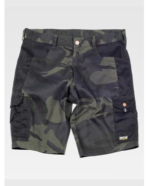 BERMUDA MULTITASCHE CAMOUFLAGE S8516